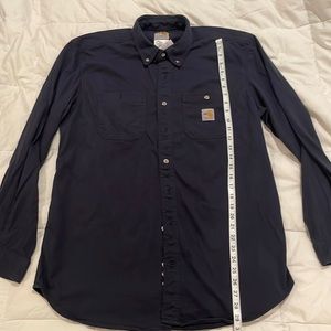 Carhartt Navy FR long sleeve shirt